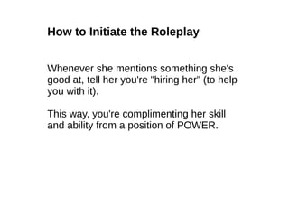 Sexual Role Play Examples